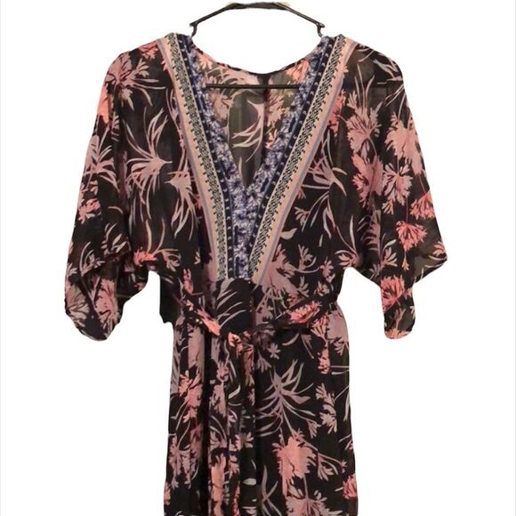 ✨ HP✨Floral Print Kimono Sleeve Maxi Dress✨ - Picture 5 of 7
